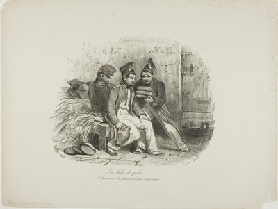 Katonai börtön alkotó: Denis Auguste Marie Raffet
