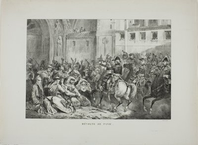 Páviai felkelés alkotó: Denis Auguste Marie Raffet