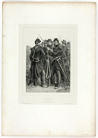 Sappers, a Souvenirs of Italy: Római Expedícióból alkotó: Denis Auguste Marie Raffet