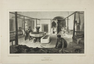 Tatárfürdő, pihenőszoba alkotó: Denis Auguste Marie Raffet