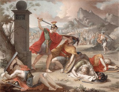 Denis-Sébastien Leroy - A horatiusi és a curatiusi csata - 1798 CROP alkotó: Denis Sebastien Leroy