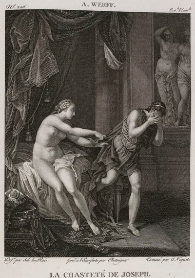 Denis-Sébastien Leroy, Chataigner és Niquet - József tisztasága, Adriaen van der Werff után - 1802-1815 alkotó: Denis Sebastien Leroy