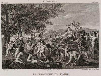 Denis-Sébastien Leroy, Chataigner és Niquet - A Flóra diadala, Nicolas Poussin után - 1802-1815 alkotó: Denis Sebastien Leroy