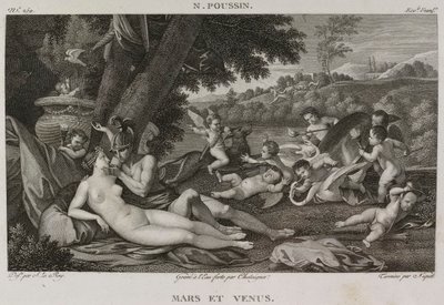 Denis-Sébastien Leroy, Chataigner és Niquet - Mars és Vénusz, Nicolas Poussin után - 1802-1815 alkotó: Denis Sebastien Leroy