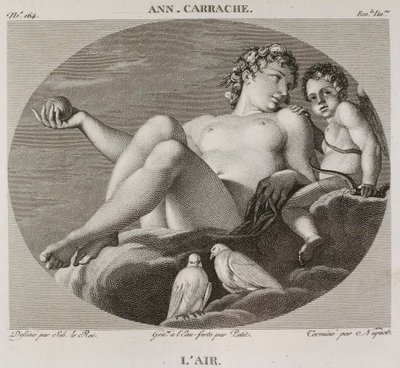 Denis-Sébastien Leroy, Petit és Niquet - A levegő, Annibale Carrache után - 1802-1815 alkotó: Denis Sebastien Leroy