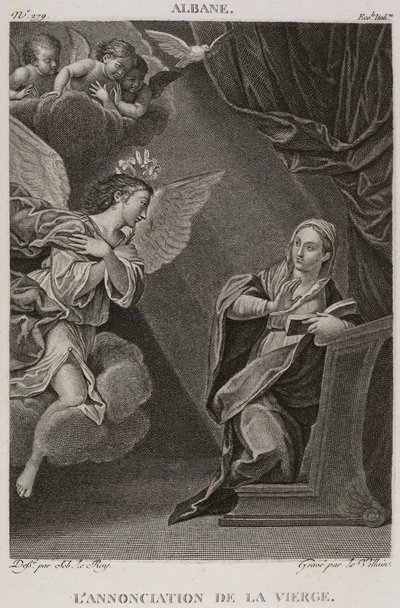 Denis-Sébastien Leroy et Le Villain - Szűz Mária mennybemenetele, Francesco Albani után - 1802-1815 alkotó: Denis Sebastien Leroy