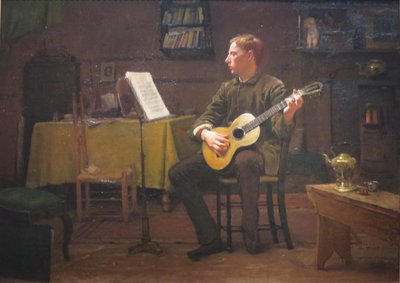 A Bohemian by Dennis Miller Bunker, 1885 alkotó: Dennis Miller Bunker