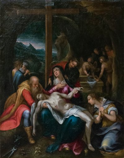 Krisztus siratása, 1595-1600 körül (olaj, vászon) alkotó: Denys Calvaert or Calvart