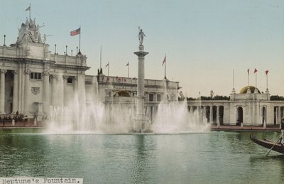 Neptun-kút, Trans-Mississippi Exposition, 1898 alkotó: Detroit Photographic Co.