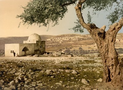 Ráchel sírja, Jeruzsálem, Szentföld, 1890 körül – 1900 körül (fényképnyomat) alkotó: Detroit Photographic Co.