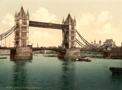 Tower Bridge, London alkotó: Detroit Photographic Co.