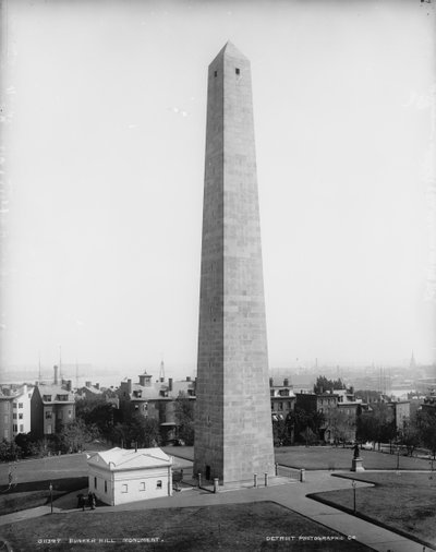 Bunker Hill emlékmű, Charlestown, Massachusetts, 1890-99 körül alkotó: Detroit Publishing Co.