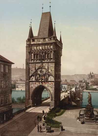 Óvárosi hídtorony, Prága, 1905 alkotó: Detroit Publishing Co.