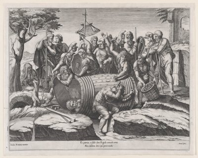 A római nagyszerűség tükre: Marcus Atilius Regulus hordóban, 16. század vége alkotó: Diana Mantuana