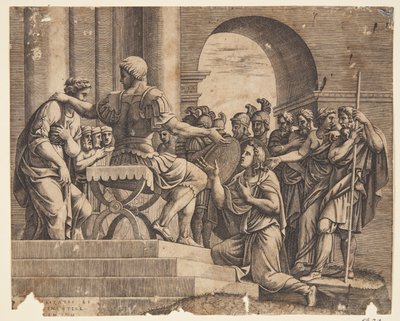 Scipio absztinenciája alkotó: Diana Scultori