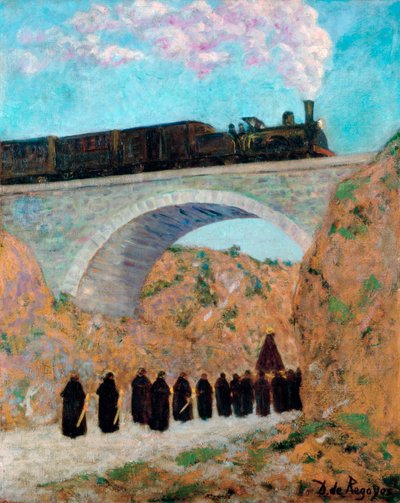 Nagypéntek Kasztíliában, 1904 alkotó: Diario or Dario de Regoyos y Valdes