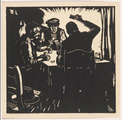 kártyajátékosok alkotó: Dick Ket (signed by artist)