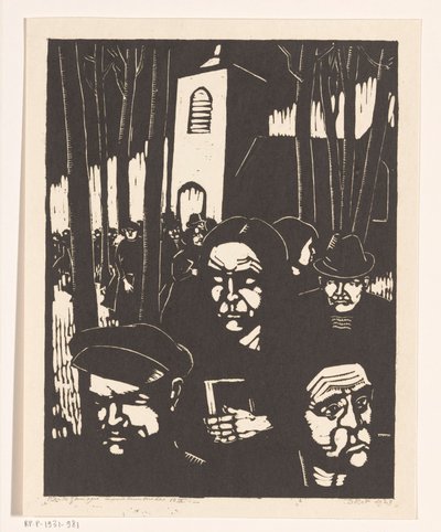 templomba járók alkotó: Dick Ket (signed by artist)