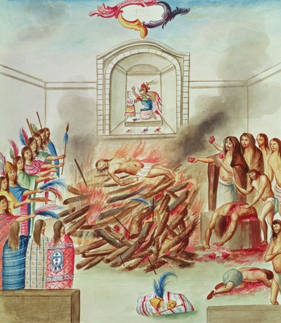 3. kötet, 132. évf., Emberáldozat, a „Teatro de la Nueva Espana”-ból, 18. század vége alkotó: Diego Garcia Panes y Avellan