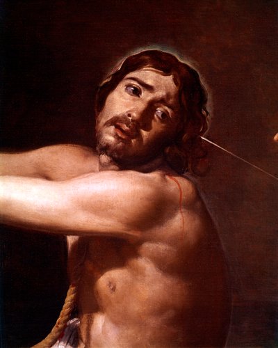 Részlet Krisztustól a keresztény lélek által meggondolt zászlózás után, 1628-29 alkotó: Diego Velázquez