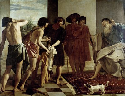 Jacob megkapja Giuseppe tunikáját alkotó: Diego Rodriguez de Silva y Velazquez