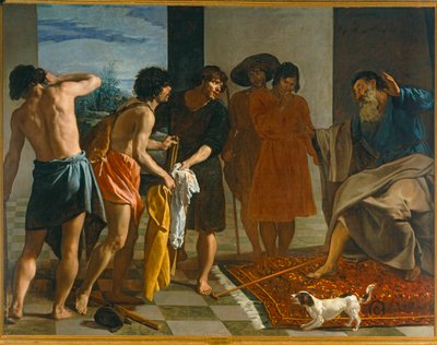 József kabátja, amelyet a testvérei hoztak. 10014694 ... alkotó: Diego Rodriguez de Silva y Velazquez