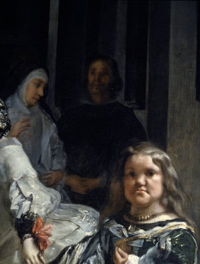 Las Meninas. Részlet: apáca és törpe alkotó: Diego Rodriguez de Silva y Velazquez