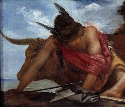 Mercury és Mercury Argos részlete. Diego Velasquez (1599-1660) festménye alkotó: Diego Velázquez