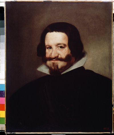 Olivares gróf herceg portréja. Gaspar de Guzman y Pimentel, Olivares grófja és Sanlucar la Mayor hercege (1587-1645), spanyol miniszter és királyi kedvenc. Diego Velazquez (1599-1660) festménye. Olaj, vászon, 6 alkotó: Diego Velázquez