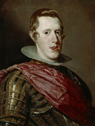 A spanyol IV. Filippo páncélos portréja, 1625-1628 körül (olaj, vászon) alkotó: Diego Rodriguez de Silva y Velazquez