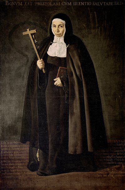 Jeronima de la Fuente anya portréja alkotó: Diego Rodriguez de Silva y Velazquez