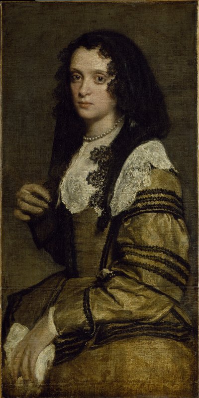 Fiatal hölgy portréja (olaj, vászon) alkotó: Diego Velázquez