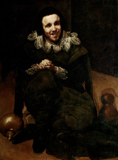 Buffone Calabacillas portréja, 1639 körül (olaj, vászon) alkotó: Diego Rodriguez de Silva y Velazquez