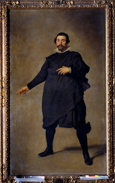 A Valladolidi Pablo Jester portréja. Diego Rodriguez de Silva y Velasquez (1599-1660) festménye, 1636-1637 körül. Olajfestmény. Méretek: 2,09 X 1,23 m. Madrid, Musee Du Prado alkotó: Diego Velázquez