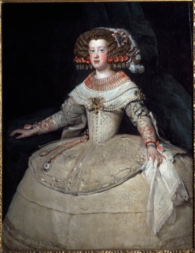 A spanyol Mária Terézia csecsemő portréja alkotó: Diego Velázquez