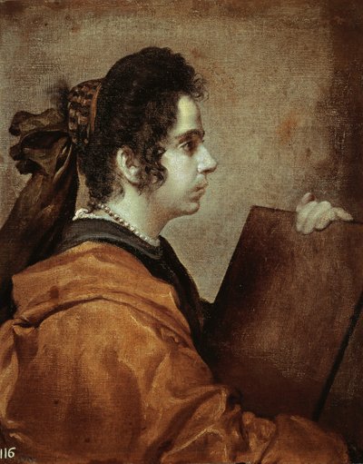 Sibilla (Juana Pacheco), c.1632 (oil on canvas) alkotó: Diego Rodriguez de Silva y Velazquez