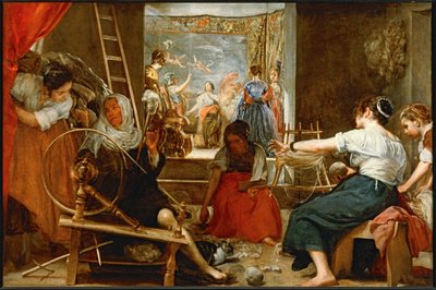 Arachne meséje ... (festmény, vászon) alkotó: Diego Rodriguez de Silva y Velazquez