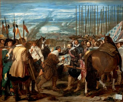 Breda átadása június 5-én alkotó: Diego Velázquez