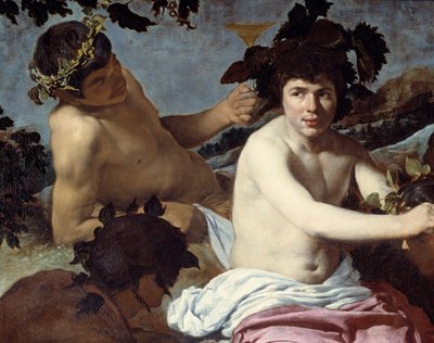 Bacchus diadala vagy „A részegek” Részlet. Diego Rodriguez de Silva y Velasquez (1599-1660) festménye 1639-1642 körül. Homályos. 1,65x2,25 m Madrid, Prado Múzeum alkotó: Diego Velázquez