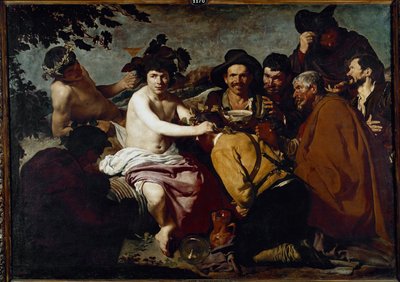 Bacchus vagy a részeg diadala (olaj, vászon alkotó: Diego Velázquez