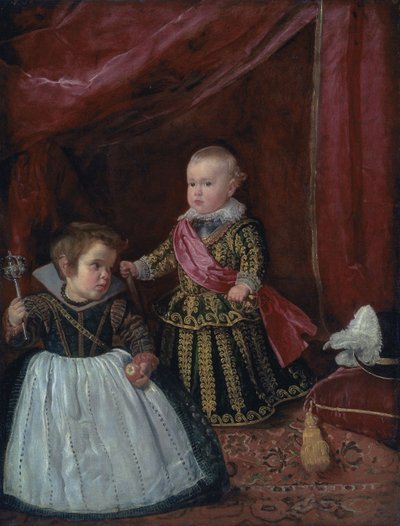 Don Baltasar Carlos egy törpével alkotó: Diego Velázquez