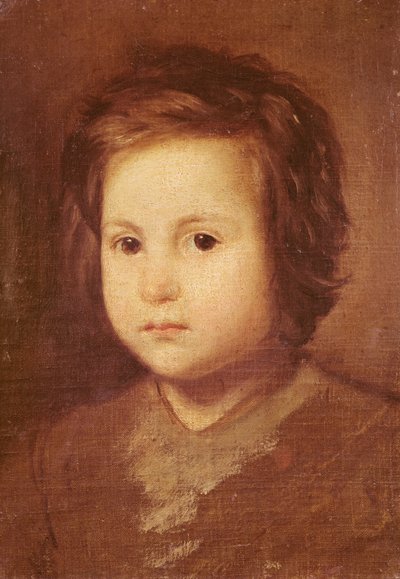 Egy gyermek feje, 1650 alkotó: Diego Velázquez