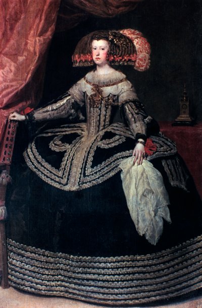 Doña Mariana osztrák királynő, 1652-1653. alkotó: Diego Velázquez
