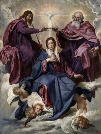 Szűzanya koronázása, 1635-1636 alkotó: Diego Velázquez