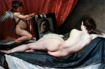 "A Vénusz vécéje" "The Rokeby Venus", 1647-1651. alkotó: Diego Velázquez