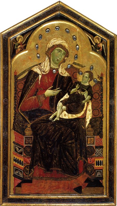 Madonna és gyermeke, 1262 körül alkotó: Dietisalvi di Speme