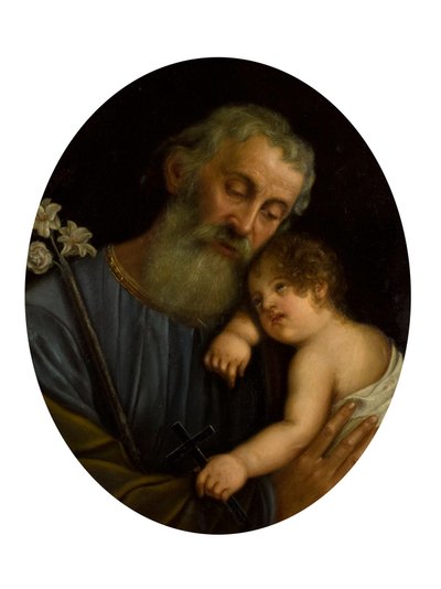 József és gyermeke alkotó: Diodato Massimo