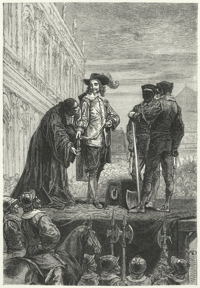 I. Károly király kivégzése, 1649 alkotó: Diogene Ulysse Napoleon Maillart