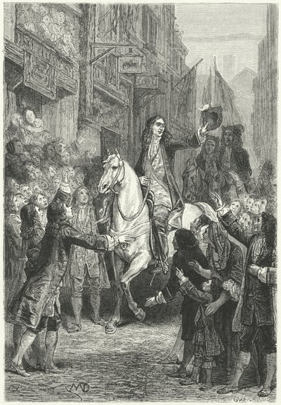 III. Vilmos belép Londonba alkotó: Diogene Ulysse Napoleon Maillart