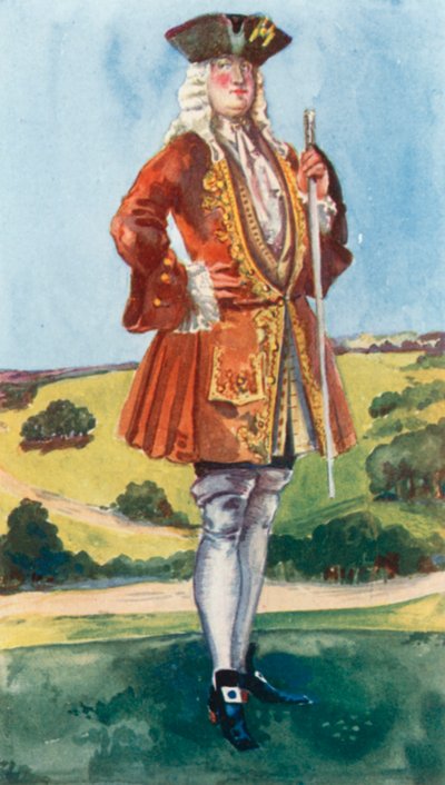 I. György korának embere 1714-1727 alkotó: Dion Clayton Calthrop